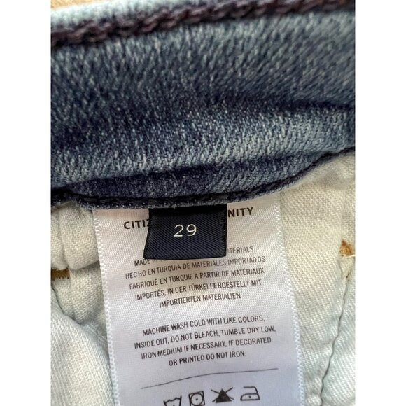 Citizens Of Humanity Blue Faded Flare Jeans Womens Size 29 Denim Casual Style - Picture 9 of 13